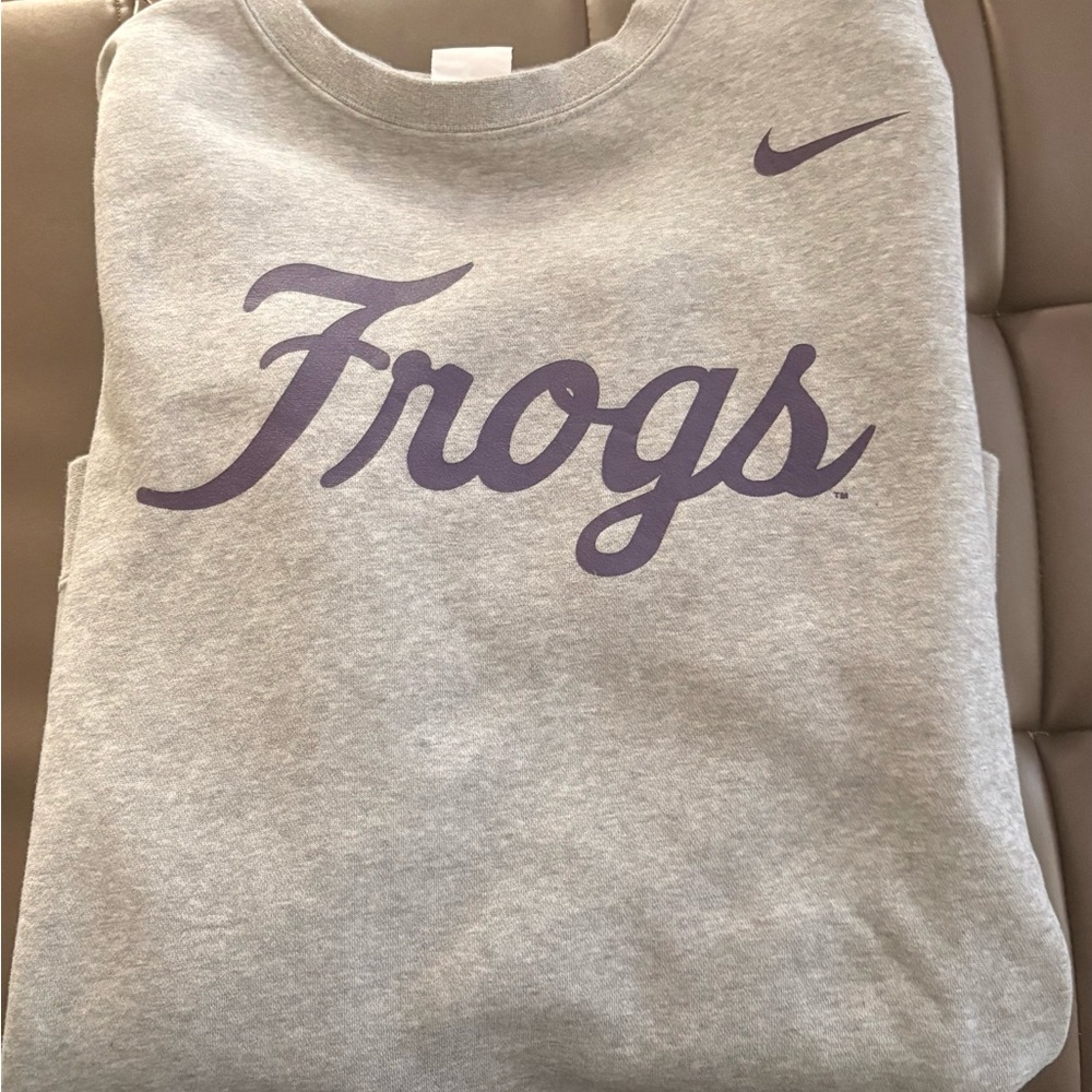 Nike TCU Gray Sweatshirt Size XL  Never Worn